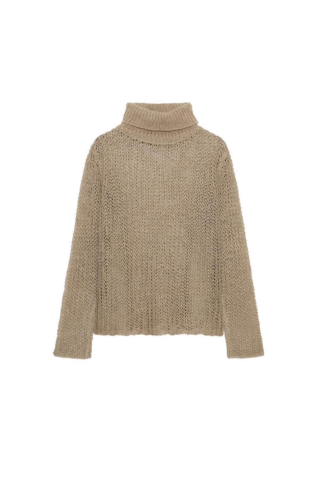 100% LINEN OPENWORK JUMPER - image 3