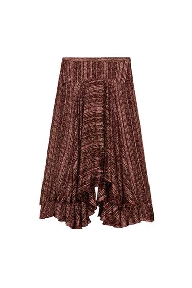 ZW COLLECTION PRINTED LONG SKIRT
