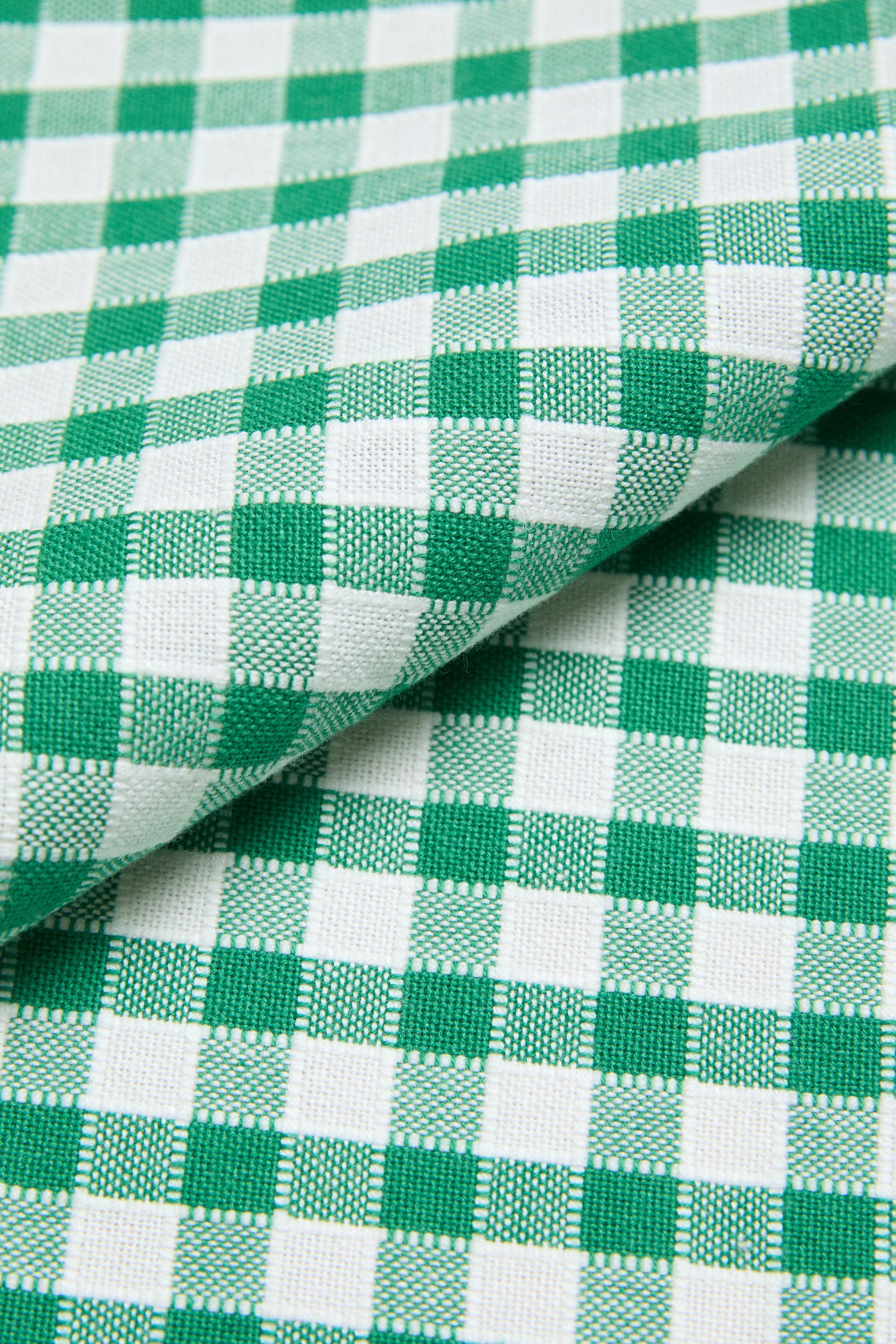 Zara GINGHAM NAPKIN PACK (PACK OF 2) — фото 4