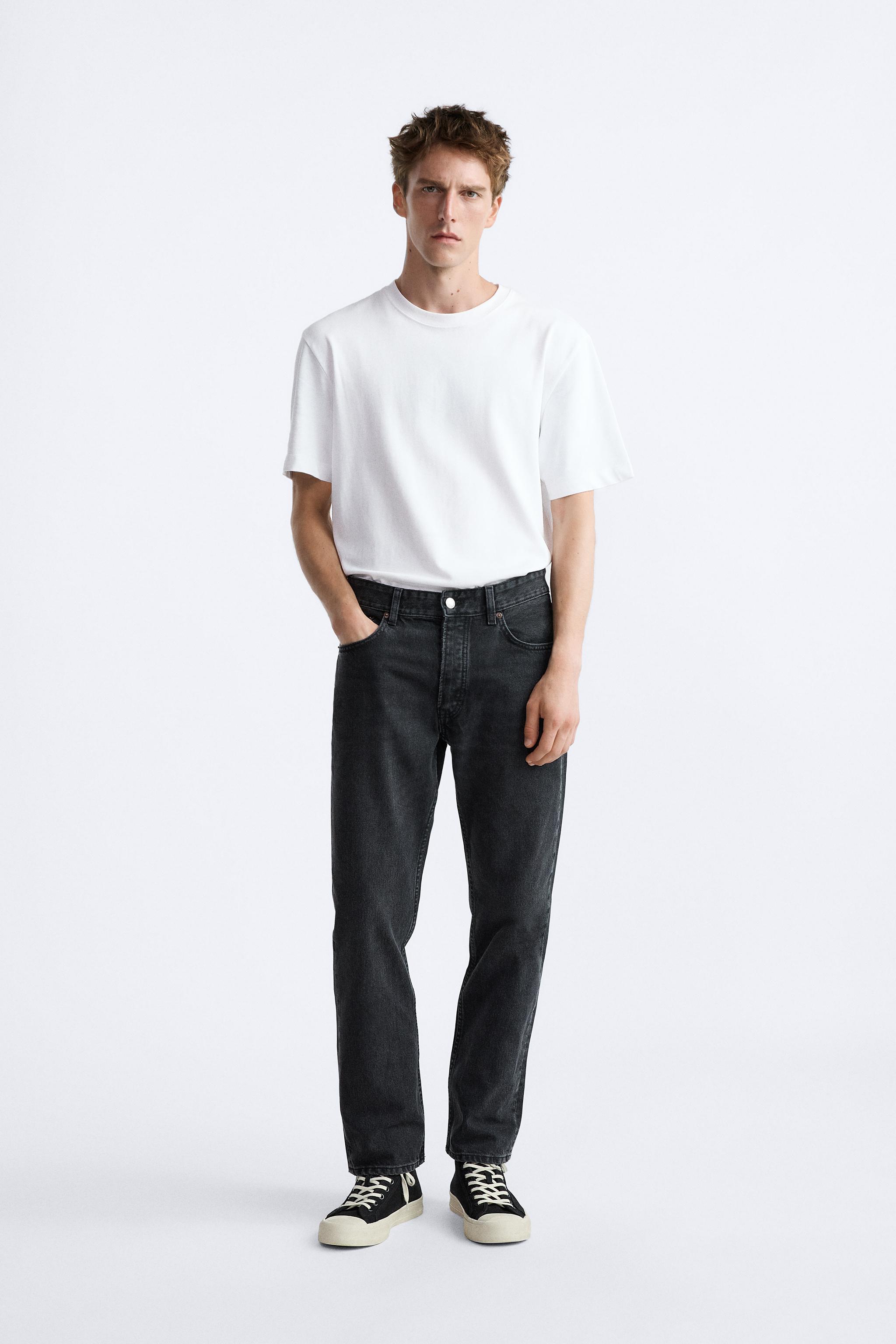 STRAIGHT FIT JEANS - Light blue | ZARA United States