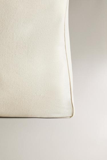 COTTON CARRY BAG - Light beige by Zara - Image 3