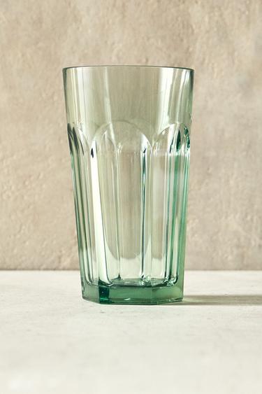 VERRE ACRYLIQUE MARTELÉ COLORÉ - Vert de Zara - Image 6