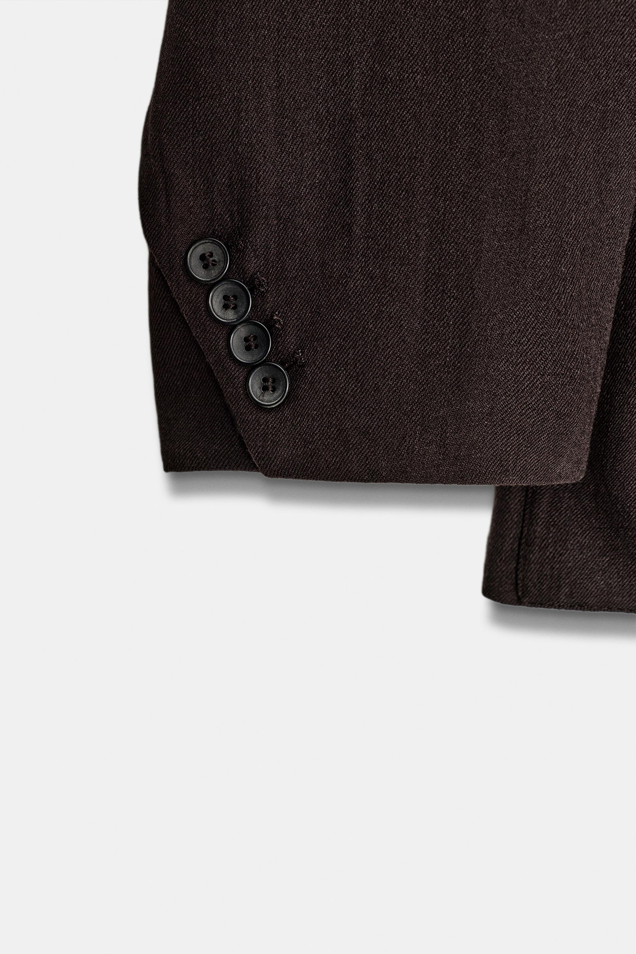 100% WOOL BELT BLAZER ZW COLLECTION LIMITED EDITION