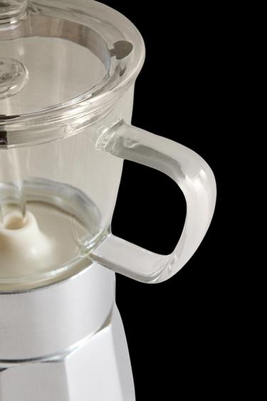 ITALIAN BOROSILICATE 6-CUP COFFEE MAKER - Cream by Zara