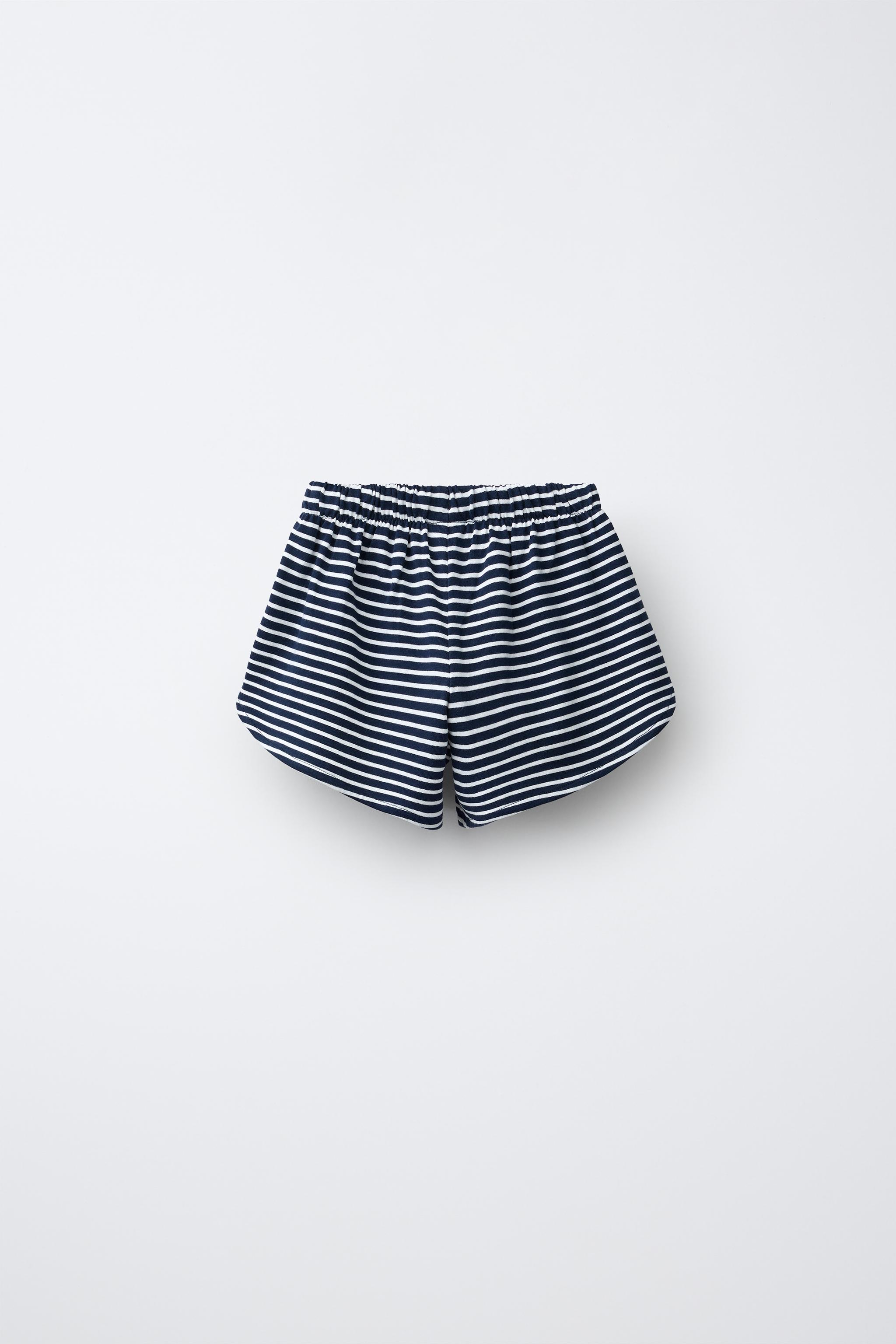 HEAVYWEIGHT PLAIN SHORTS — striped