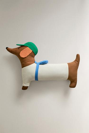 KIDS' DOG CUSHION - Brown by Zara - Image 2