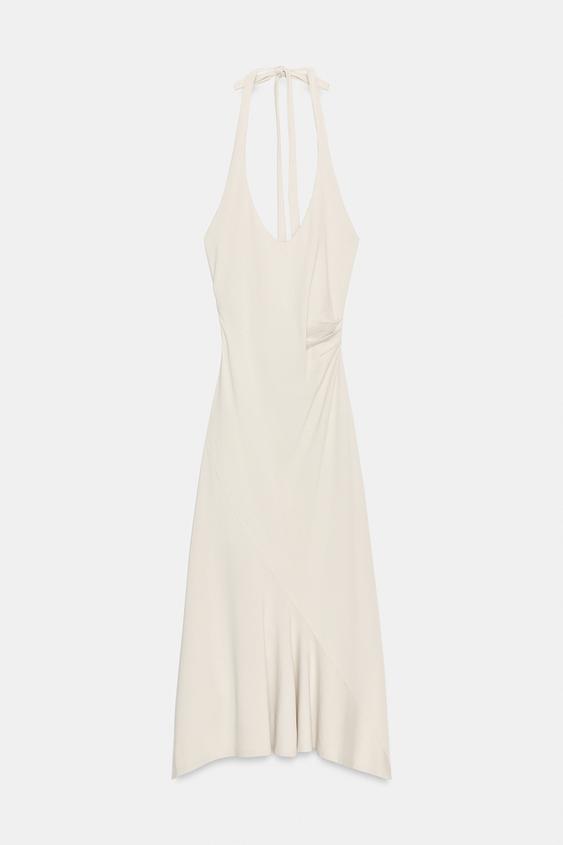 zara dress open back Zara OPEN BACK SATIN LONG DRESS at Mall of America in Bloomington, MN