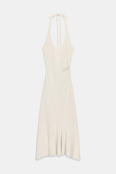 OPEN-BACK DRESS - Beige by Zara - Image 6