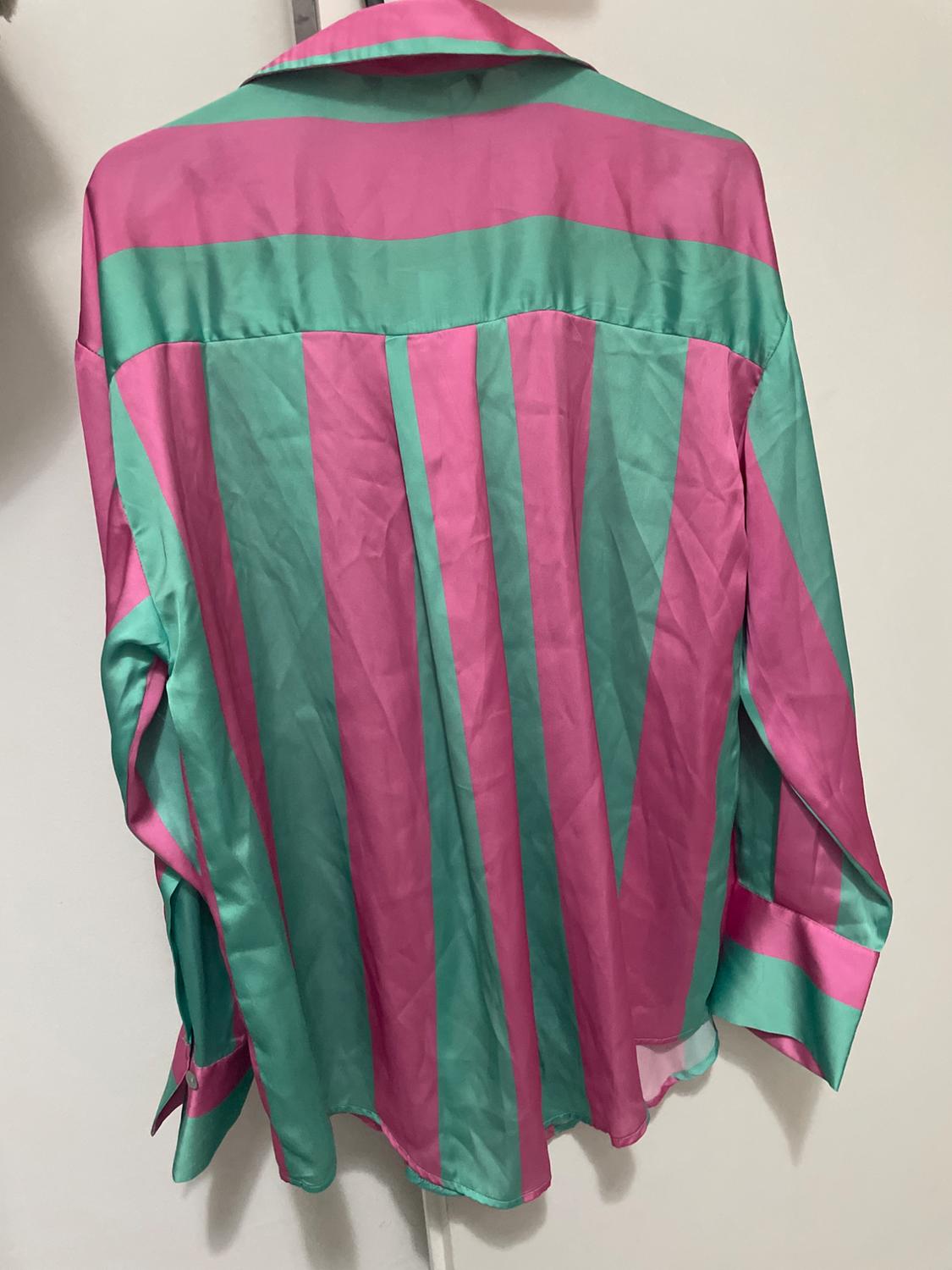 STRIPED OVERSIZE SHIRT - Image 5