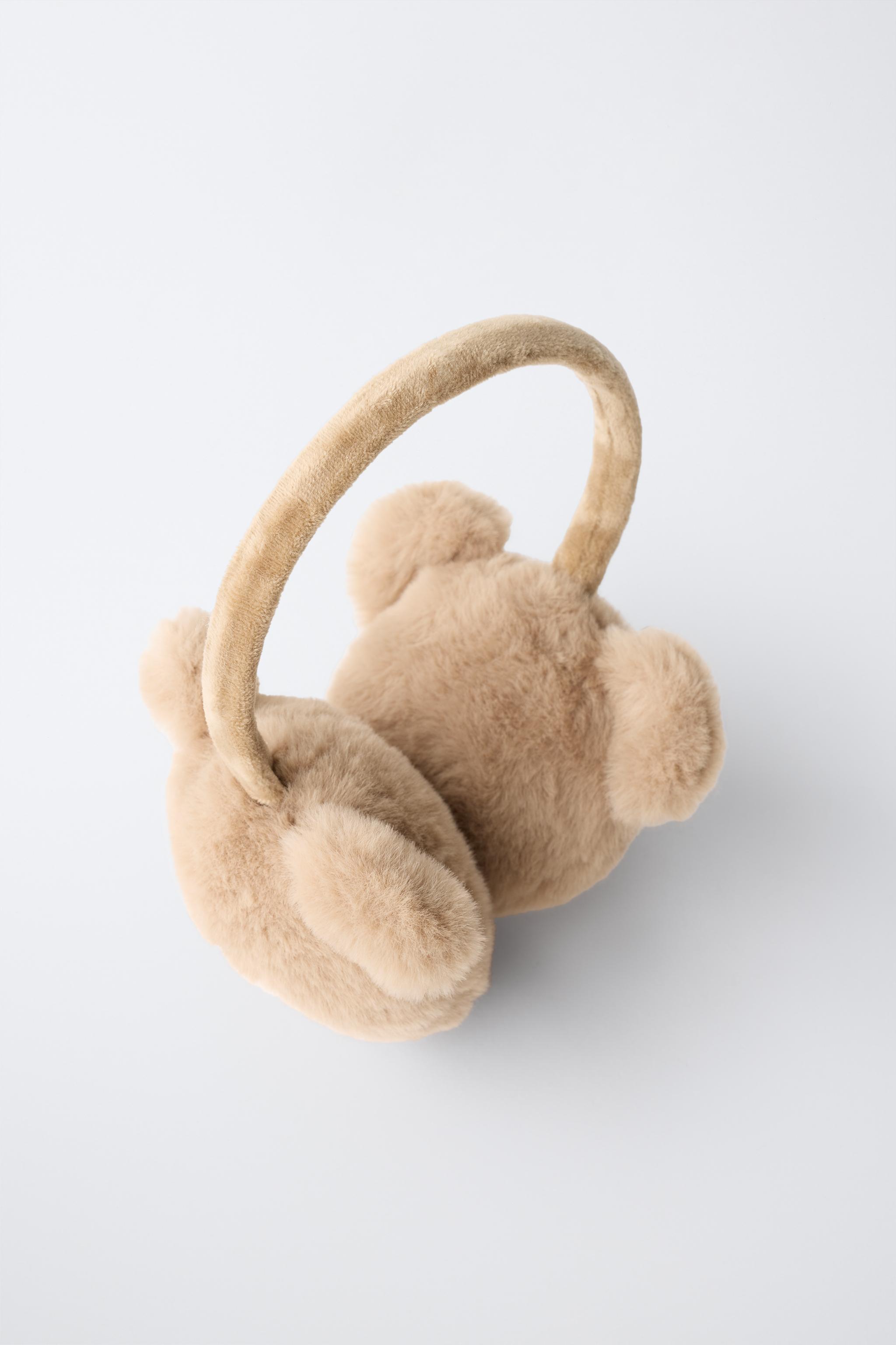 CACHE-OREILLES EFFET EFFET FOURRURE OURSON