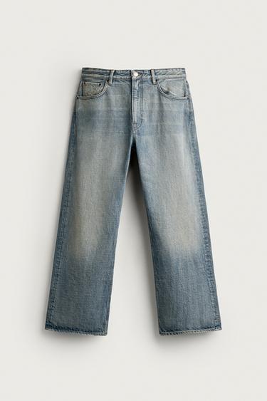 Zara LOOSE FIT JEANS - Blue