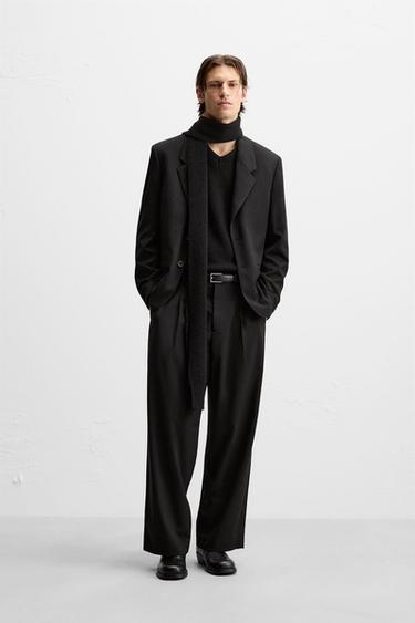 BLAZER TRAJE ESTRUCTURA - Negro de Zara - Imagen 0