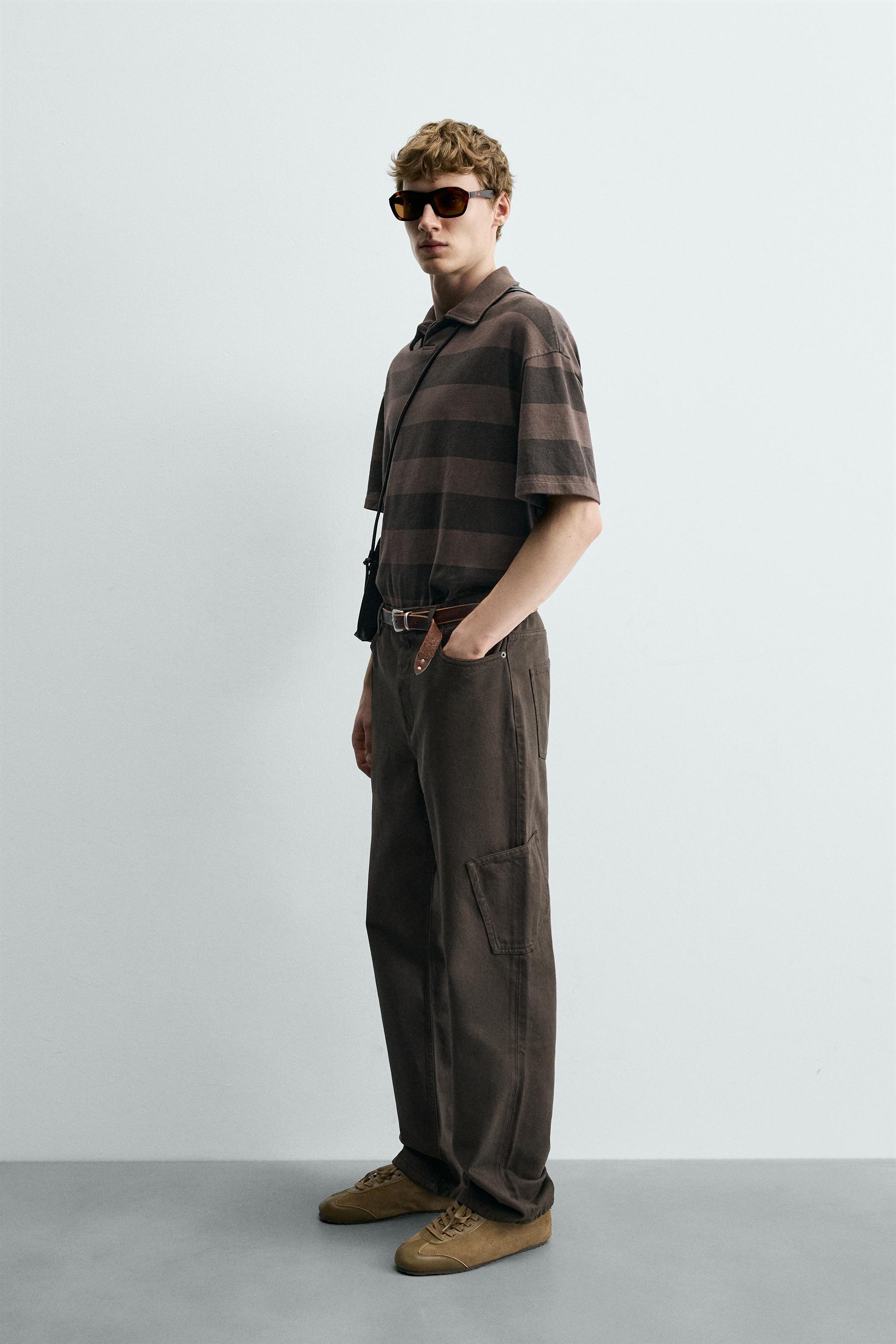 RELAXED FIT STRIPED POLO