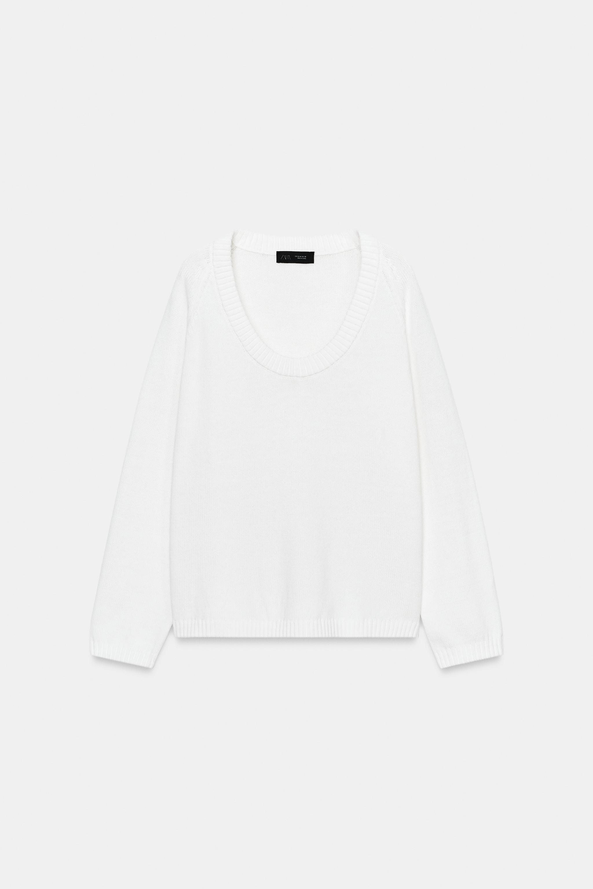 ROUND NECK KNIT SWEATER