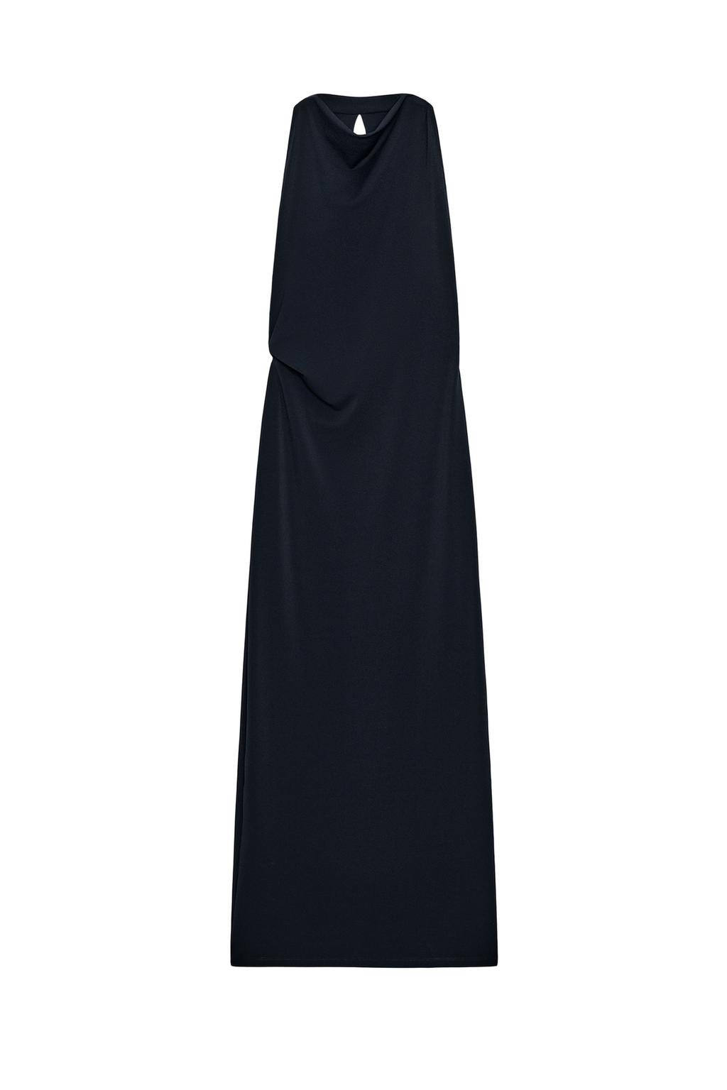 LONG HALTER DRESS - image 3