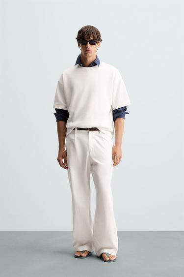 RAISED PRINT SWEATSHIRT - White by Zara - Image 0