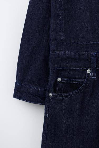 LONG DENIM JUMPSUIT - Blue by Zara - Image 3