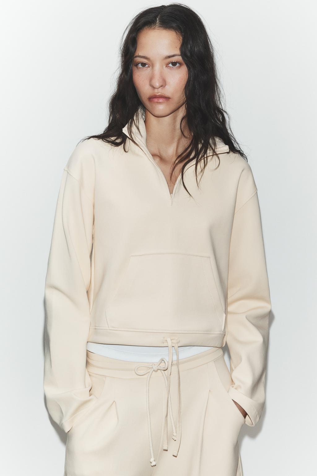INTERLOCK POLO SWEATSHIRT