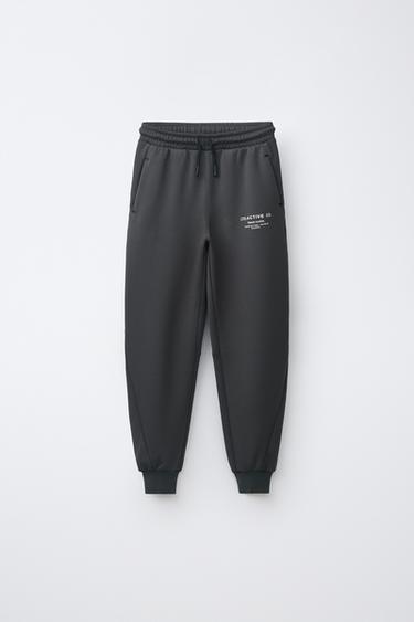 PANTALÓN SPORTY - Gris antracita de Zara - Imagen 0