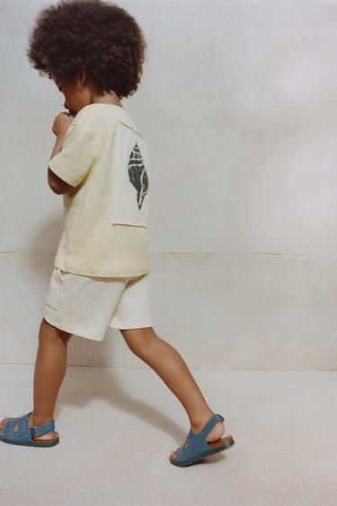 SHELL PRINT T-SHIRT - Grapefruit yellow by Zara - Image 5