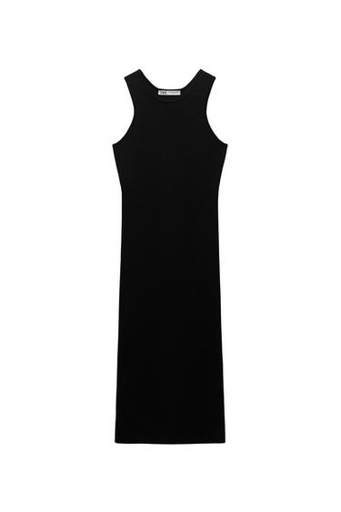 VESTIDO HALTER PUNTO