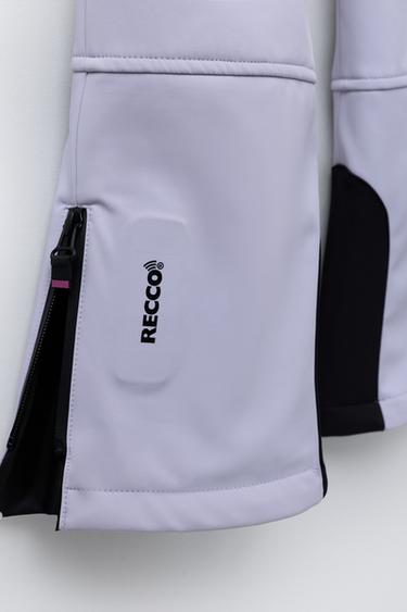 COMBINAISON DOUDOUNE CAPUCHE DÉTACHABLE COUPE-VENT ET RÉSISTANTE À L'EAU SYSTÈME RECCO® COLLECTION SKI - Mauve clair de Zara - Image 6