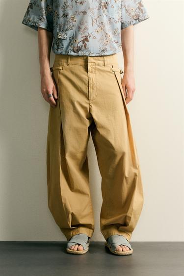 PLTD BLLN PNT - Nâu vàng từ Zara