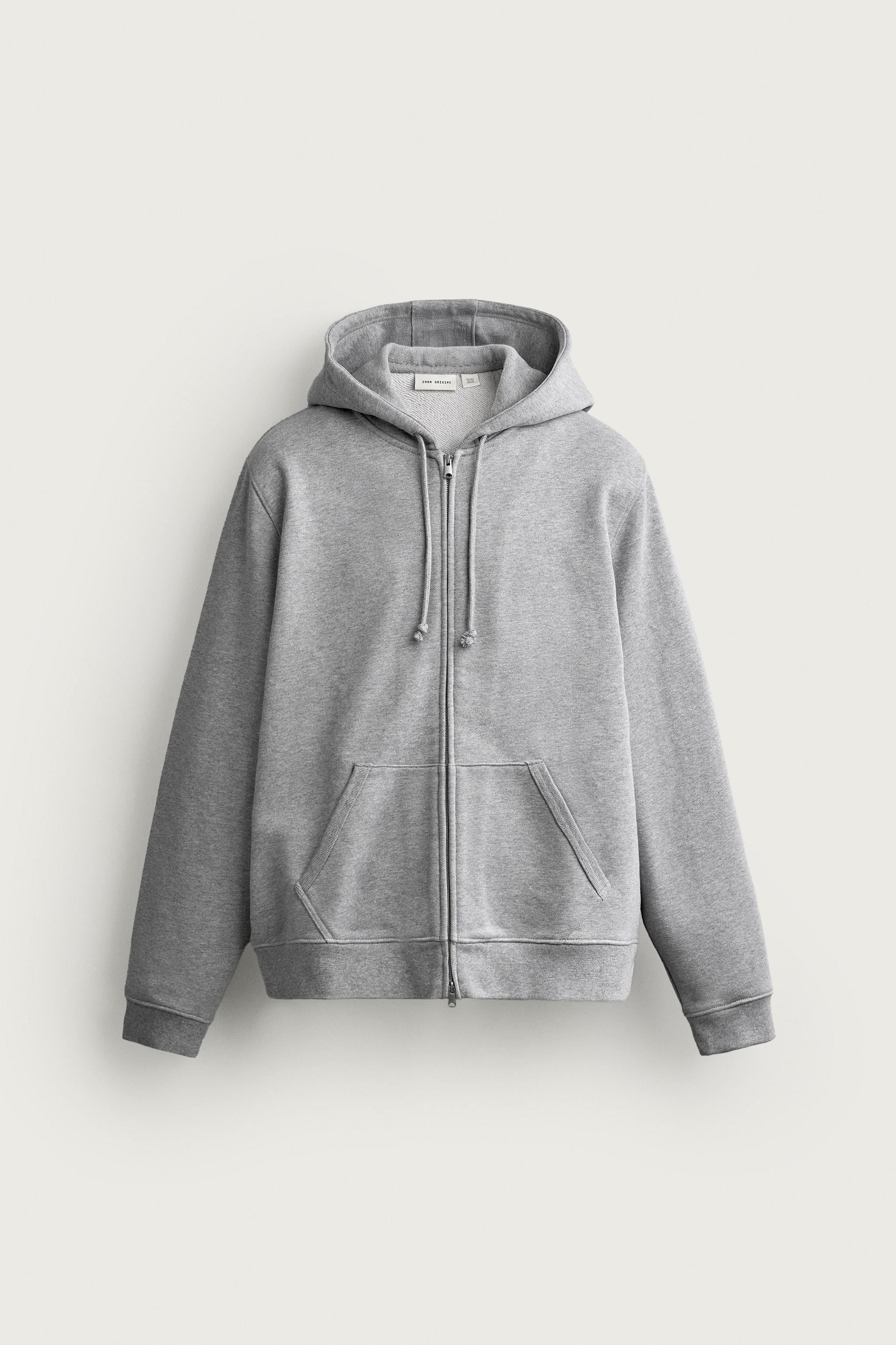 SWEAT REGULAR FIT À CAPUCHE ET ZIP