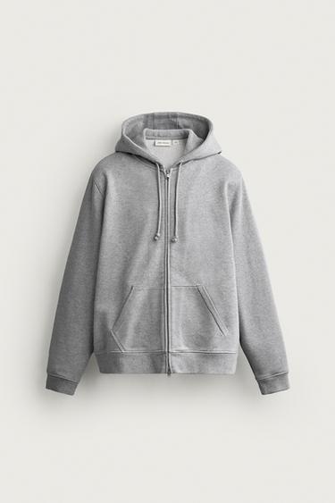 ХУДІ REGULAR FIT ІЗ БЛИСКАВКОЮ - Сіро-глинястий Zara