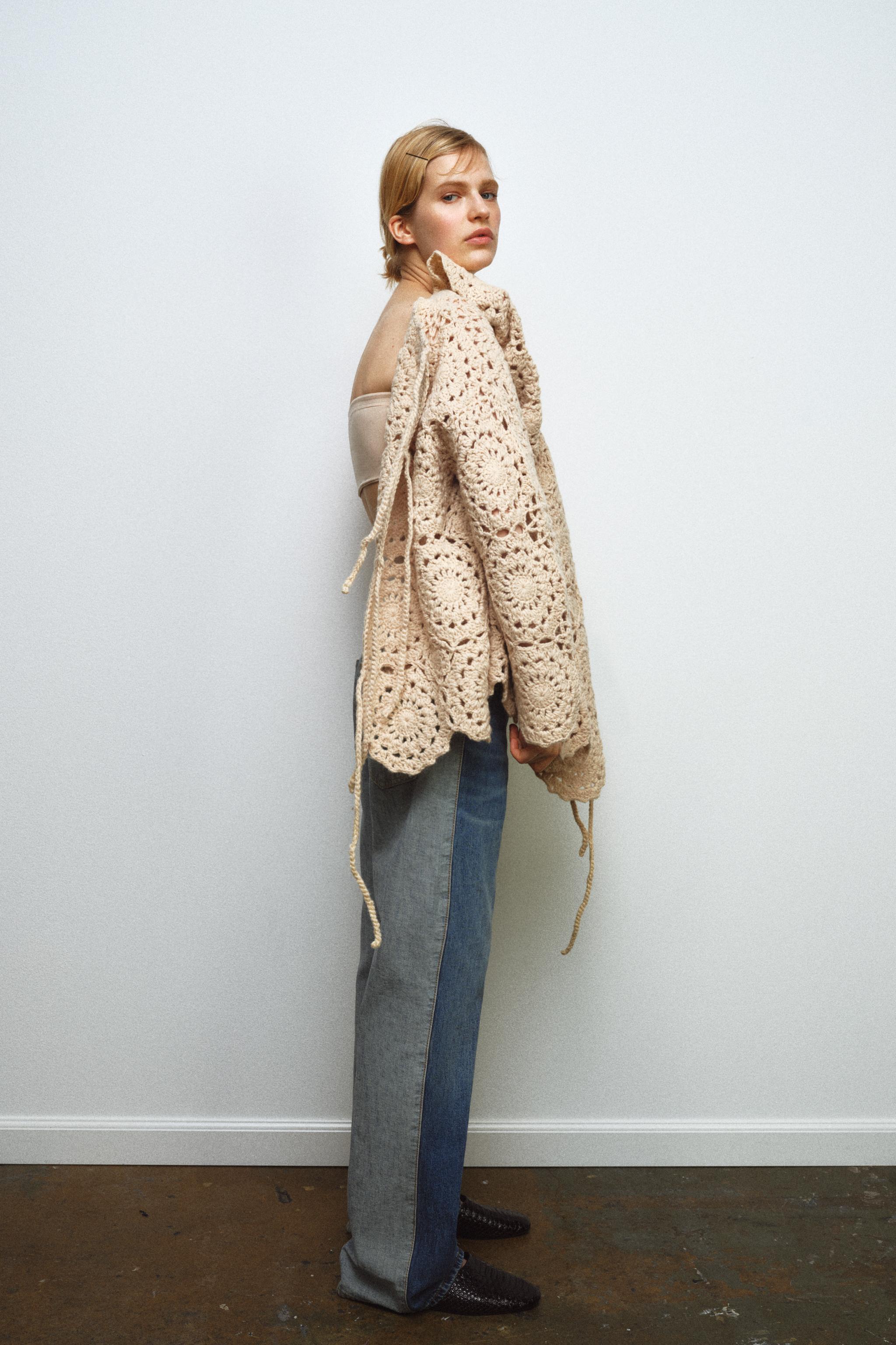 PULL EN MAILLE CROCHET