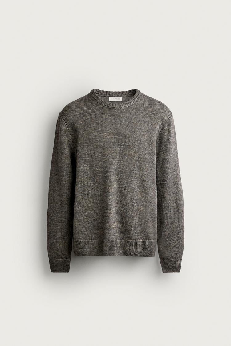 Jersey regular fit con lana