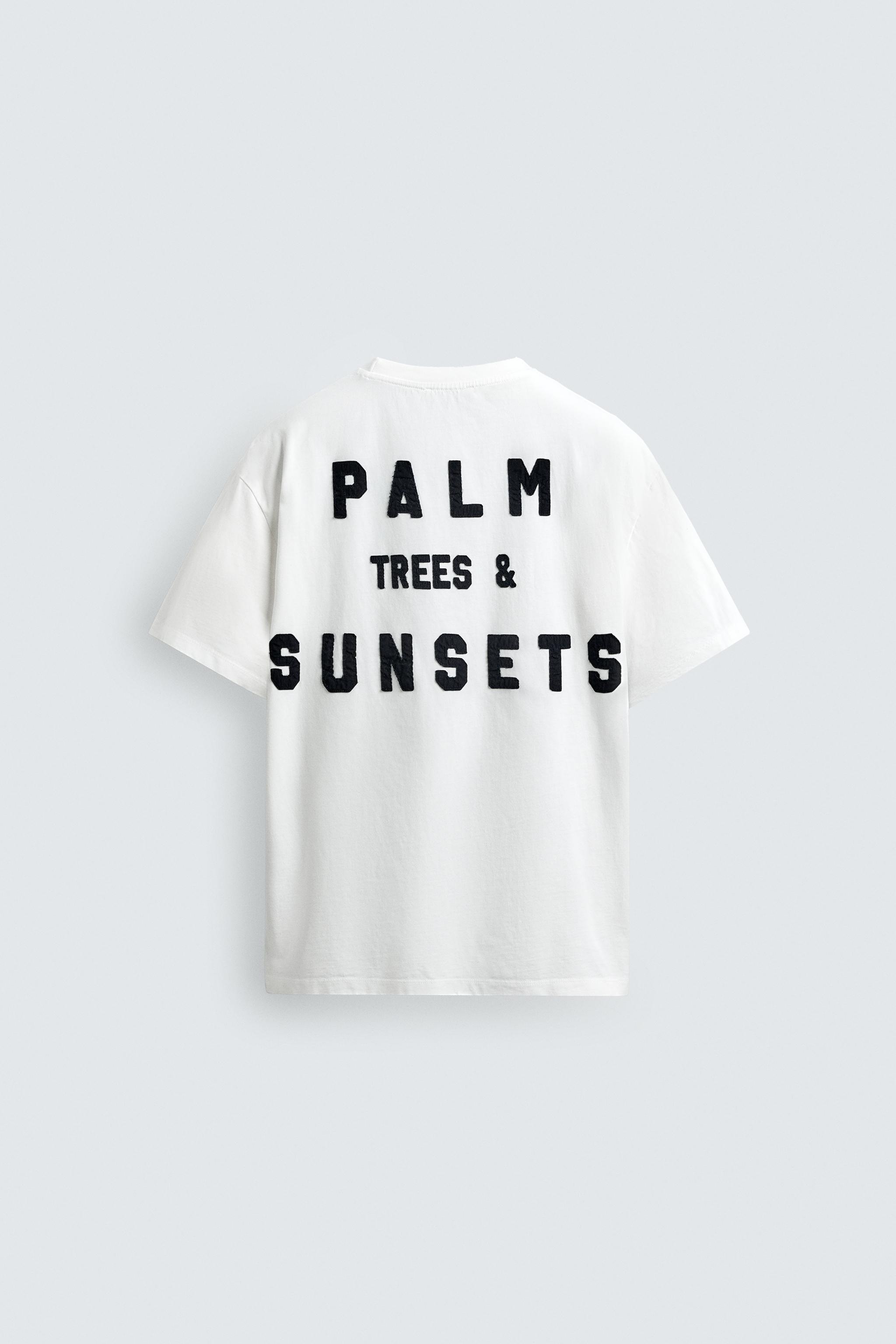 RELAXED FIT SLOGAN T-SHIRT — White