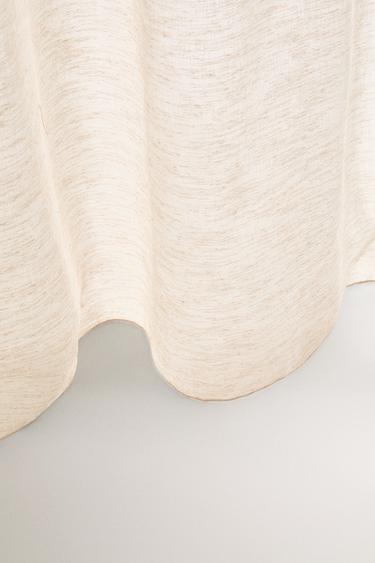 RIDEAU FIN OPACITÉ FAIBLE - Beige clair de Zara - Image 3