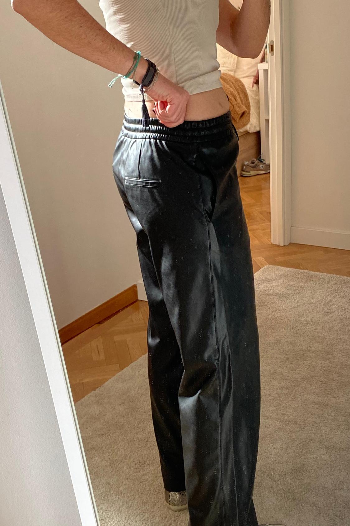 FAUX LEATHER TROUSERS - Image 3