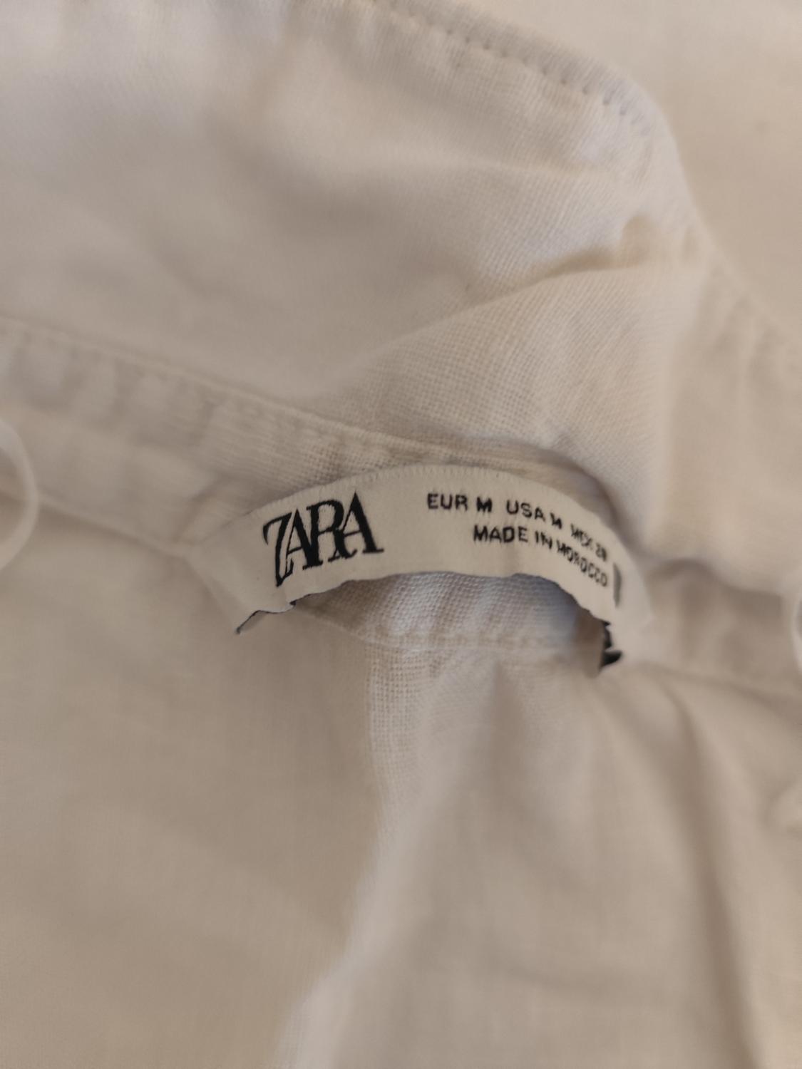 CROPPED LINEN SHIRT - Image 2