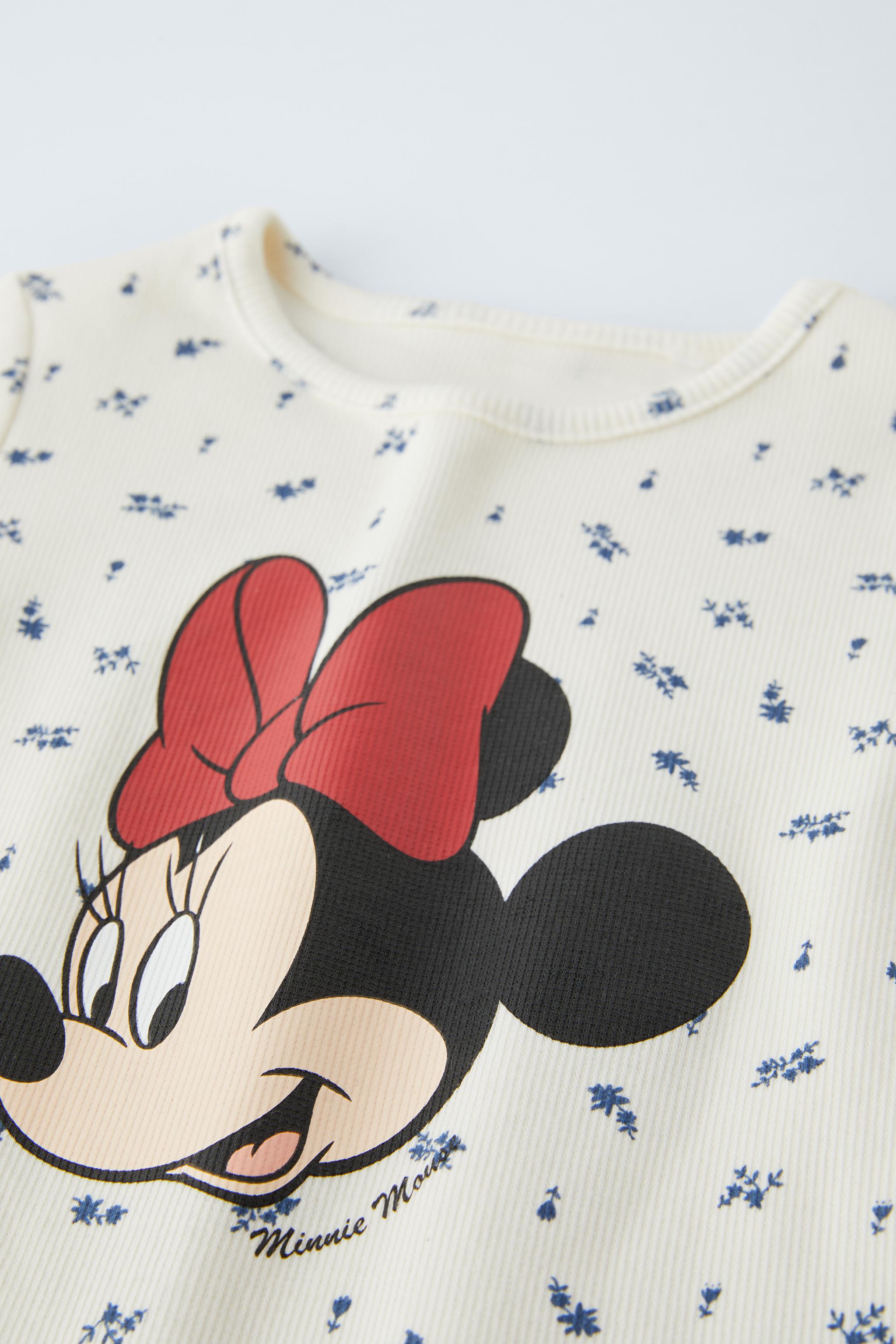 RIBBED MINNIE MOUSE © DISNEY T-SHIRT - Blue
