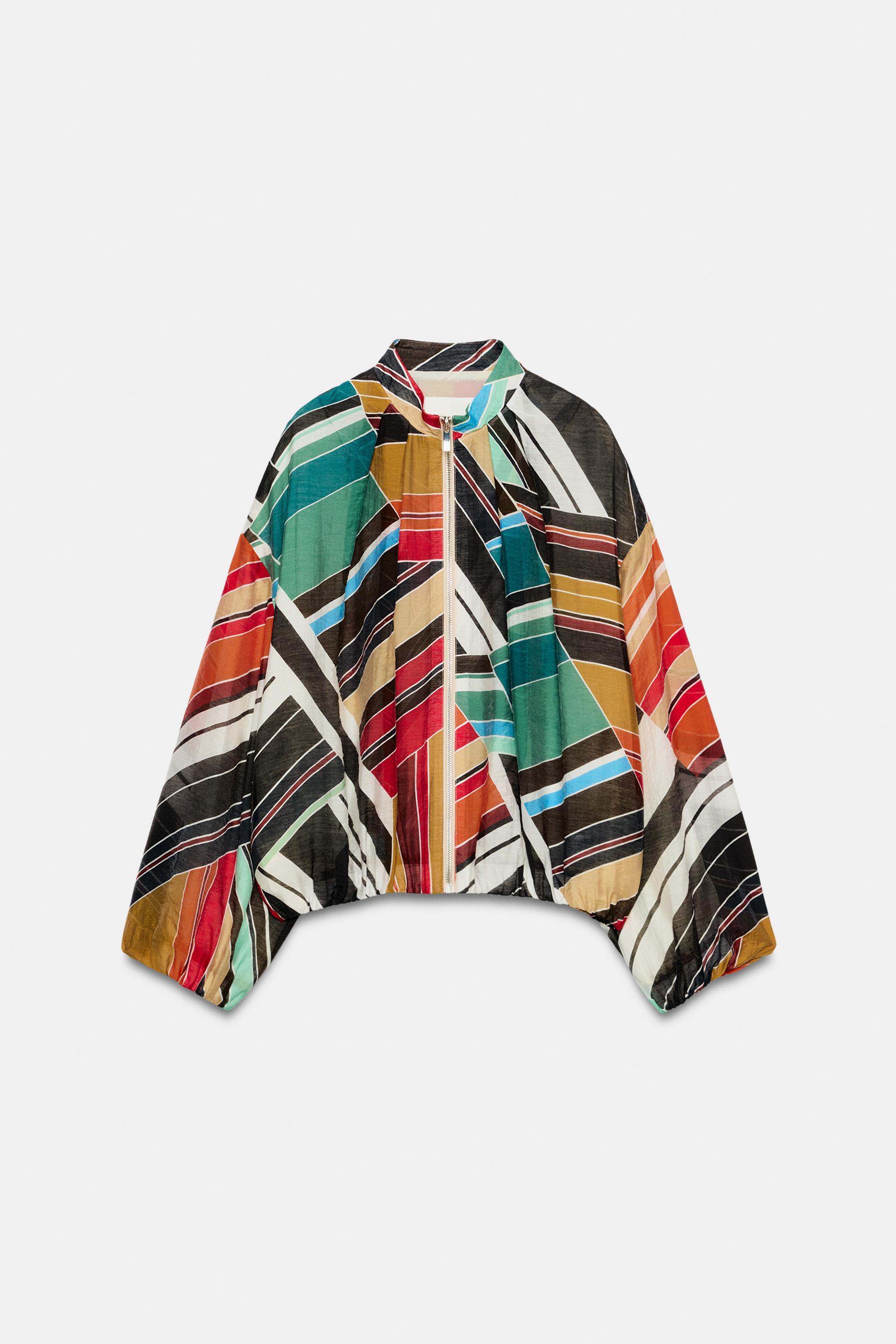 BLOUSON BOMBER IMPRIMÉ