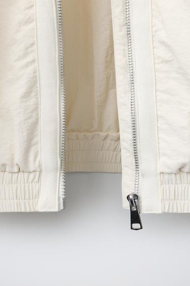 BOMBER JACKET WITH GATHERS - Butter by Zara - Image 4