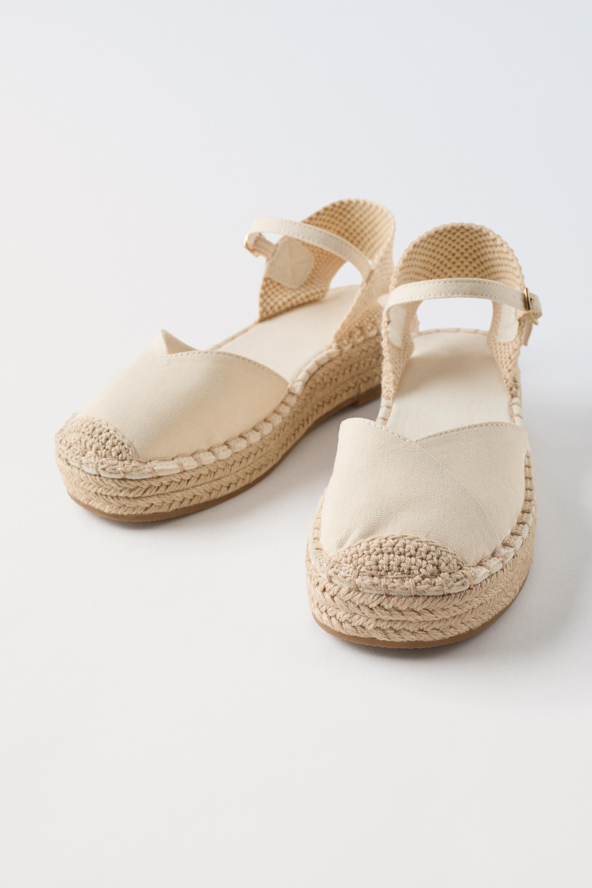 CLOSED TOE ESPADRILLES Off White ZARA Canada