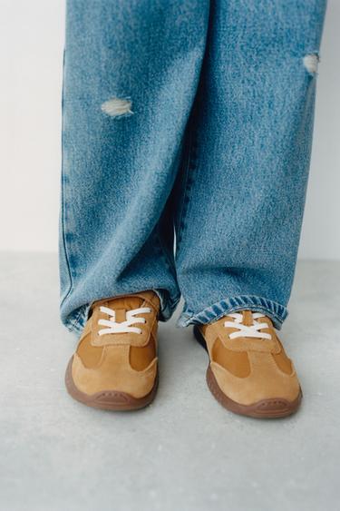 RETRO TRAINERS - Brown by Zara