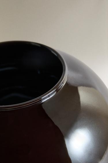 GLOSS SPHERE VASE - Brown by Zara - Image 3