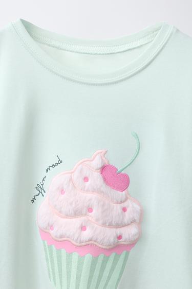 6-14 ANS/ PYJAMA GÂTEAU EFFET FOURRURE - Vert d'eau de Zara - Image 5