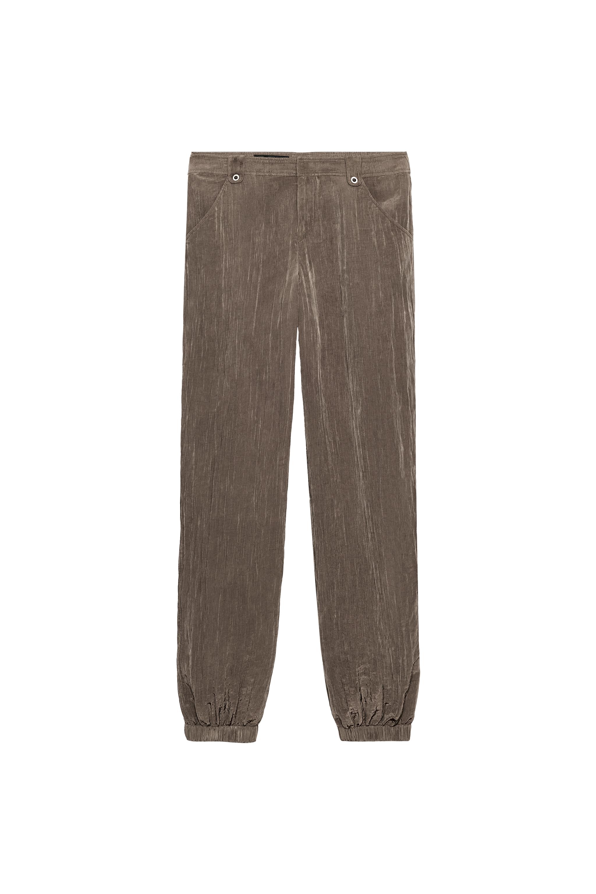 DOKULU DÖKÜMLÜ PANTOLON