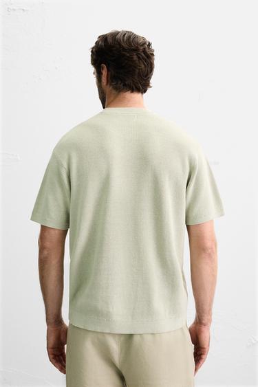 PEARL KNIT T-SHIRT - Light green by Zara - Image 2