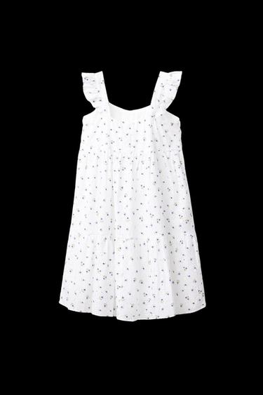 FLORAL EMBROIDERED DRESS - Ecru by Zara