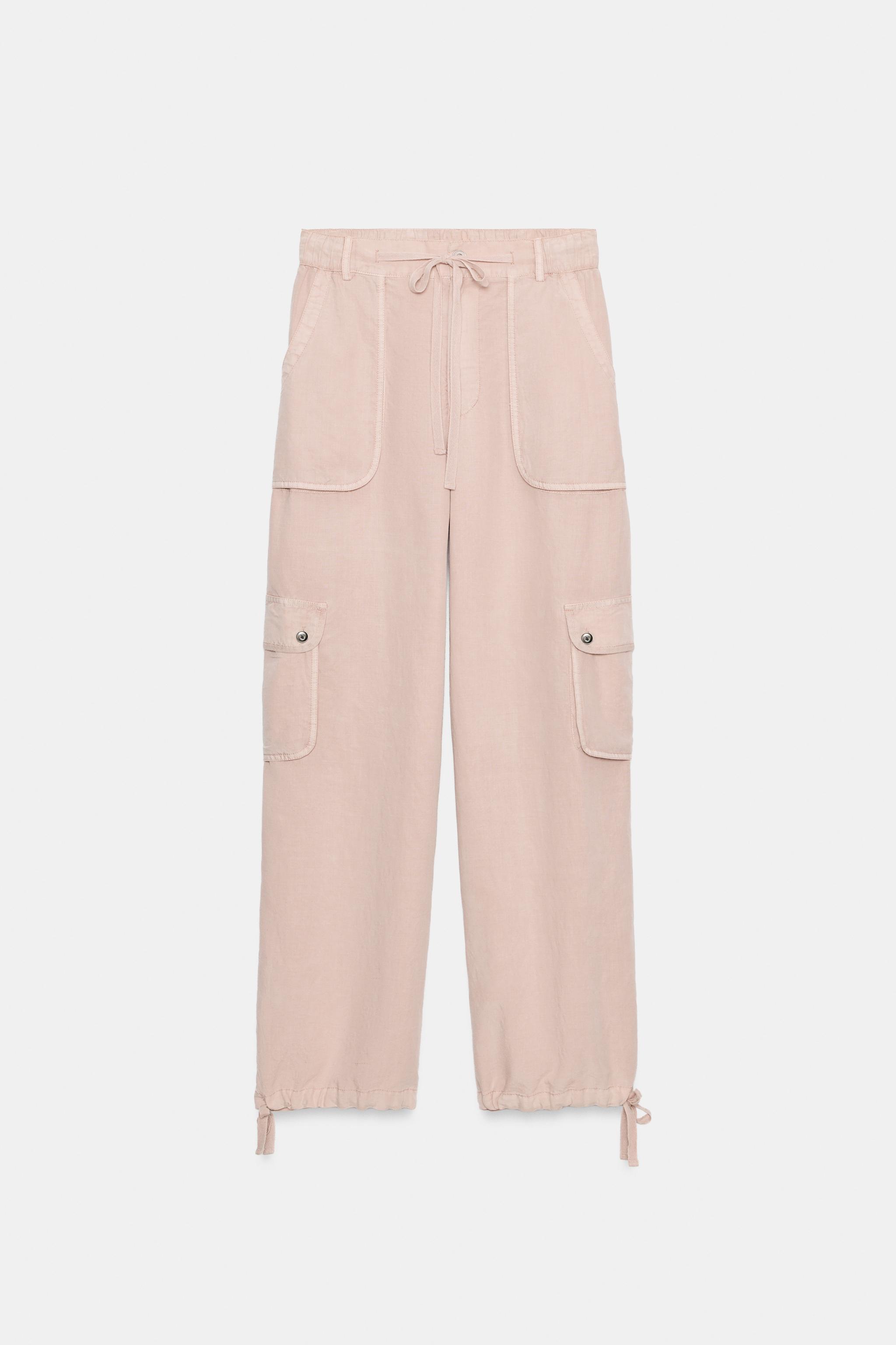 PANTALON CARGO EFFET DÉLAVÉ