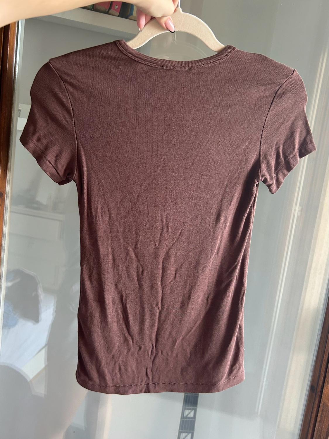SHORT SLEEVE VISCOSE T-SHIRT - Image 2