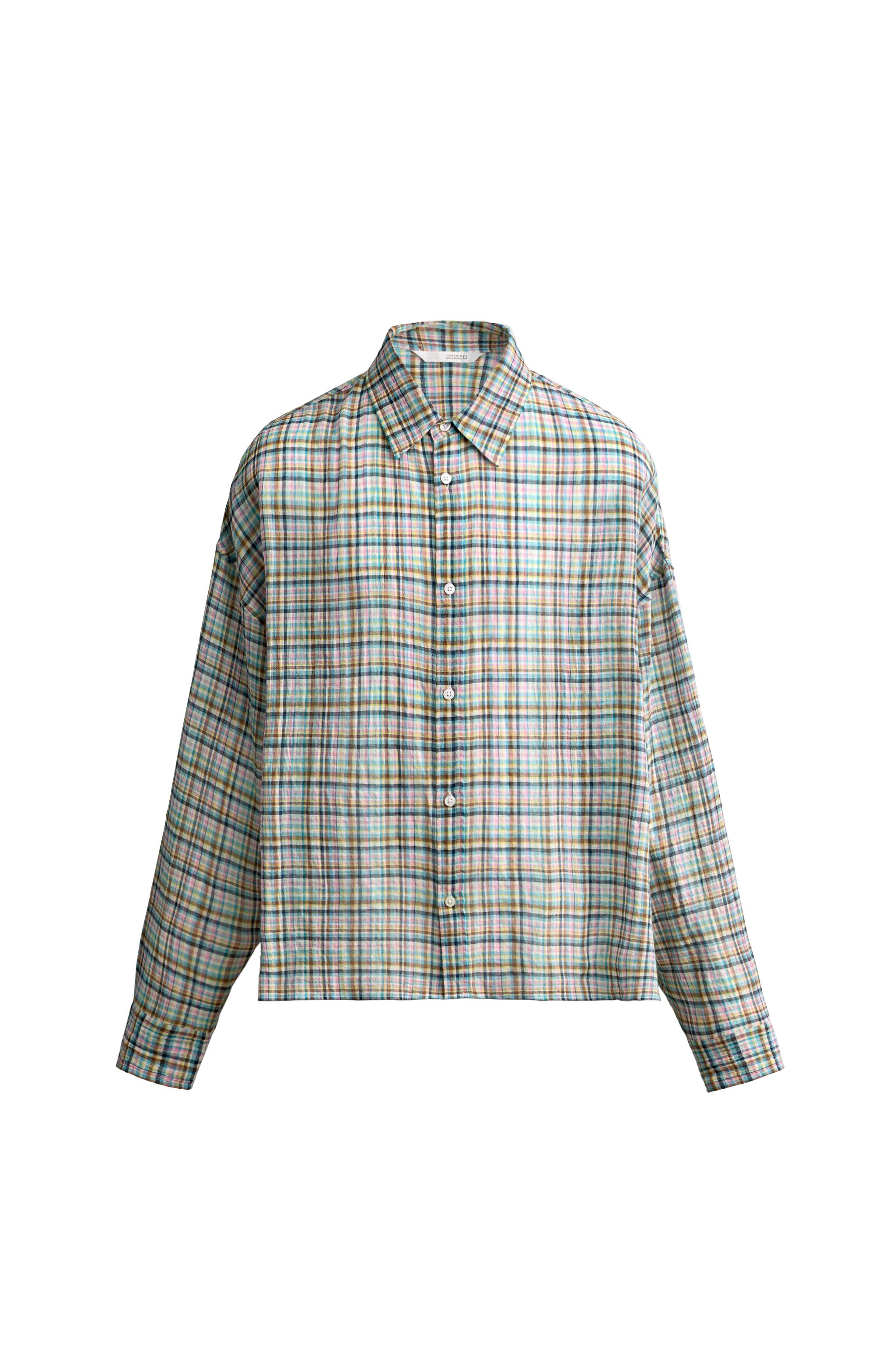 CAMISA RELAXED FIT CUADROS