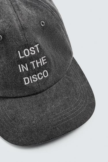 CASQUETTE DÉLAVÉE BRODÉE - Noir de Zara - Image 5