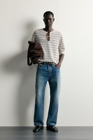 BLUZË ME VIJA RELAXED FIT - me viza nga Zara - Imazh 0
